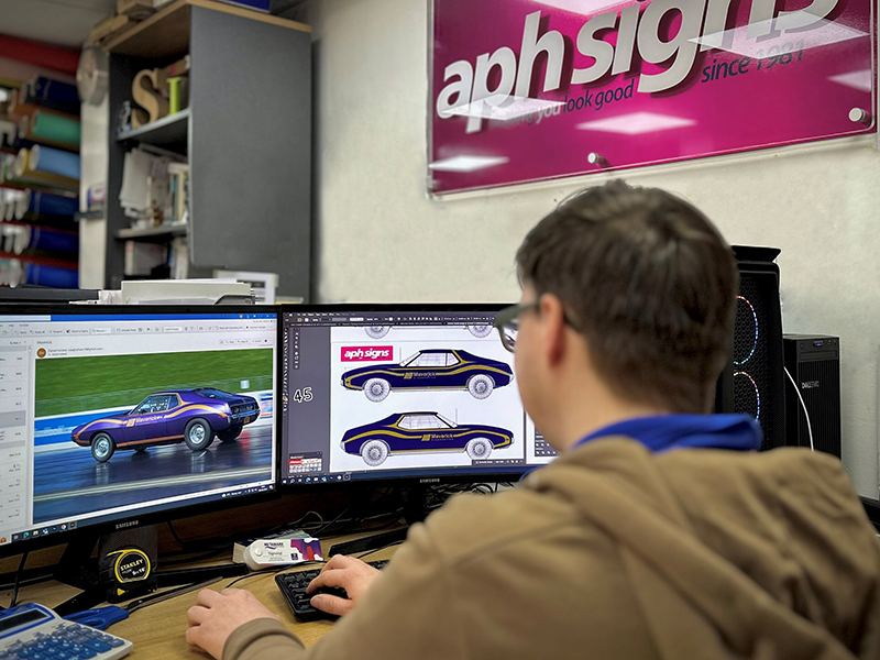 Design car graphics